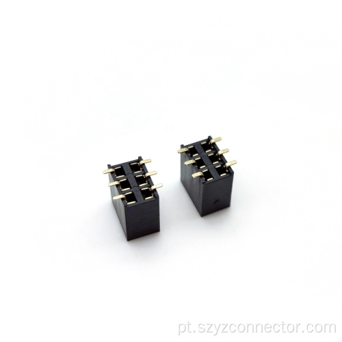 Conector de cabeçalho feminino de 2,54 mm
